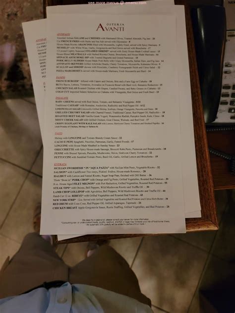 Osteria Avanti .